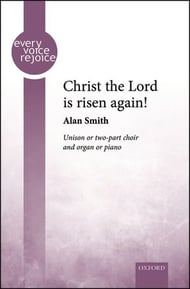 Christ the Lord Is Risen Again Unison/Two-Part choral sheet music cover Thumbnail